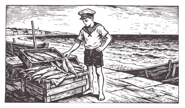 «Почти моряк», 21 х 29,7 см, линеры, 2026 г.